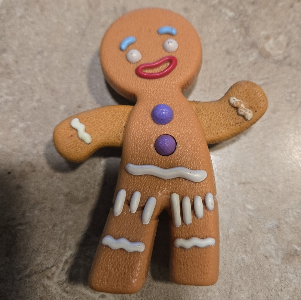 Shrek McDonald's 2007 talking Gingy Gingerbread Man Toy